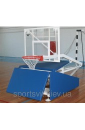 Баскетбольна стійка мобільна складна тренувальна , винесення щита 1500 мм