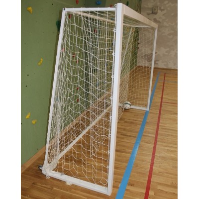 Ворота для минифутбола или гандбола 3000х2000 стальные передвижные на колесах (разборные)